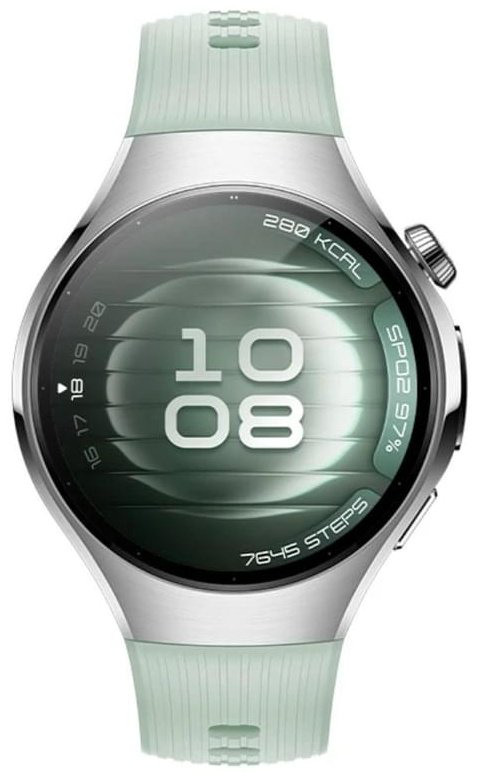 Смарт-часы Huawei Watch 5 42 мм серебристый-зеленый купить,NaN