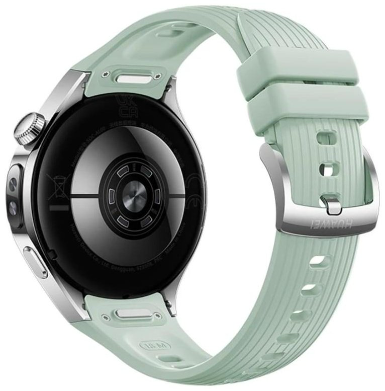Смарт-часы Huawei Watch 5 42 мм серебристый-зеленый купить,NaN