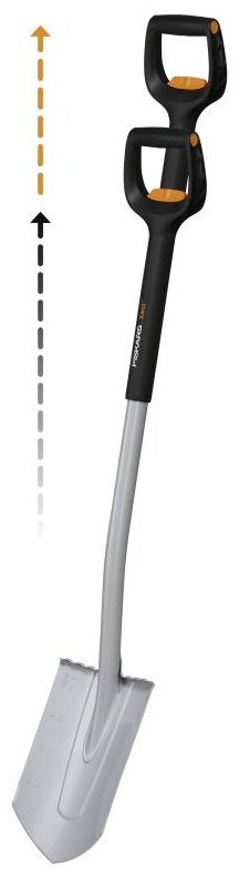 FISKARS штыковая лопата 1066732, борсодержащая сталь купить,0