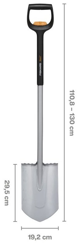 FISKARS штыковая лопата 1066732, борсодержащая сталь купить,0