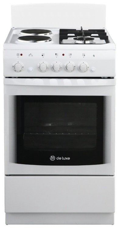 Кухонная плита De Luxe 506022.03ГЭ(щ) чр-030 белый