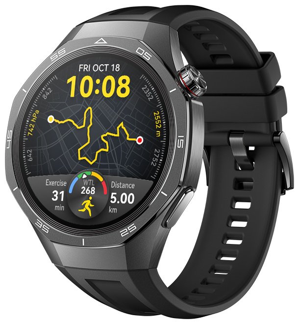 Смарт-часы Huawei Watch GT 5 Pro 46 мм черный-черный