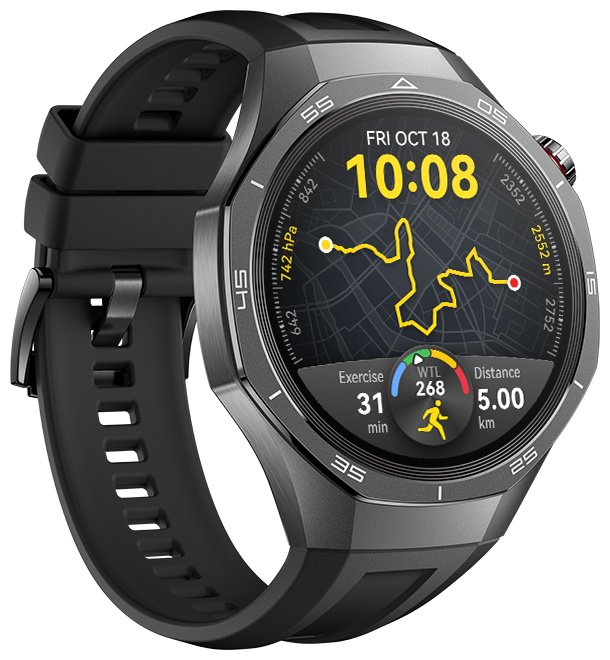Смарт-часы Huawei Watch GT 5 Pro 46 мм черный-черный - ForteMarket Смарт-часы Huawei Watch GT 5 Pro 46 мм черный-черный купить,0