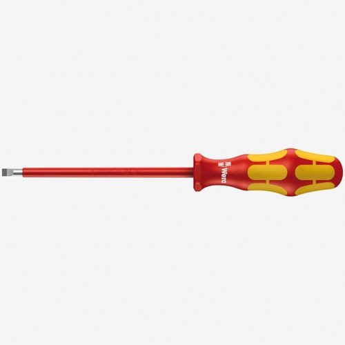 Wera отвертка диэлектрическая 5031588001 SL1.2х150 мм, 1 шт.