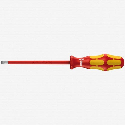 Wera отвертка диэлектрическая 5031588001 SL1.2х150 мм, 1 шт.