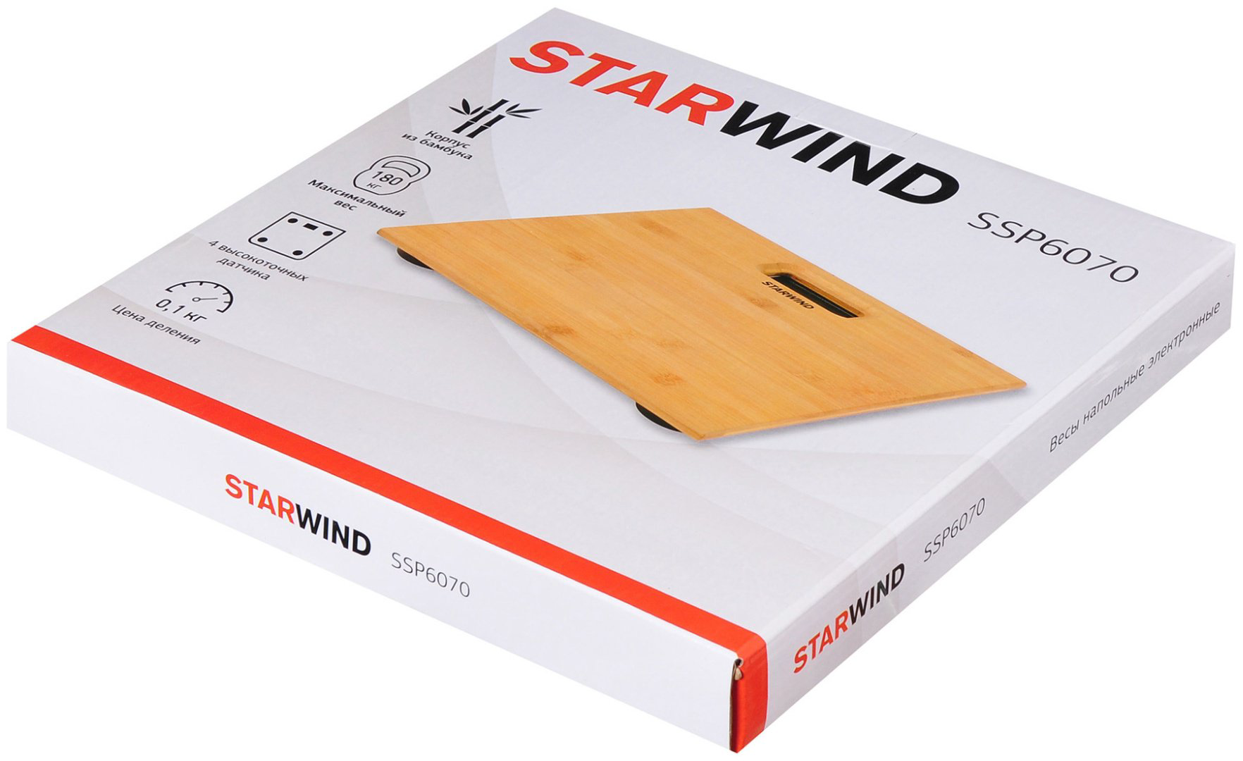 Напольные весы Starwind электронные SSP6070 до 180 кг купить,NaN