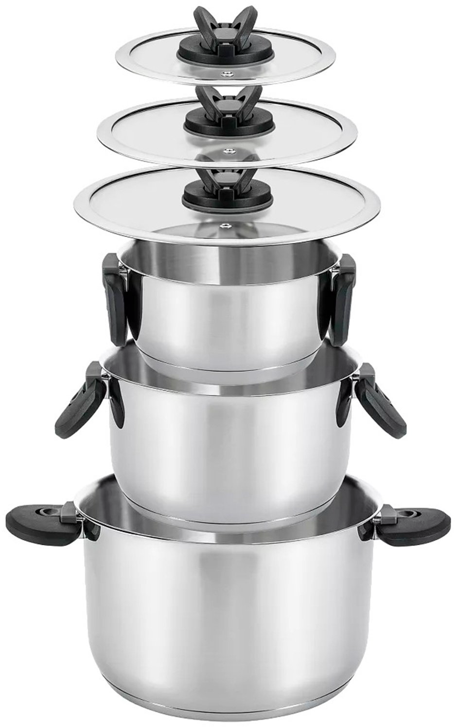 Polaris набор кастрюль MasterKeep-6S 6 в 1 - ForteMarket Polaris набор кастрюль MasterKeep-6S 6 в 1 купить,49990