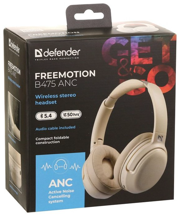 Наушники Defender FreeMotion B475 бежевый купить,11990