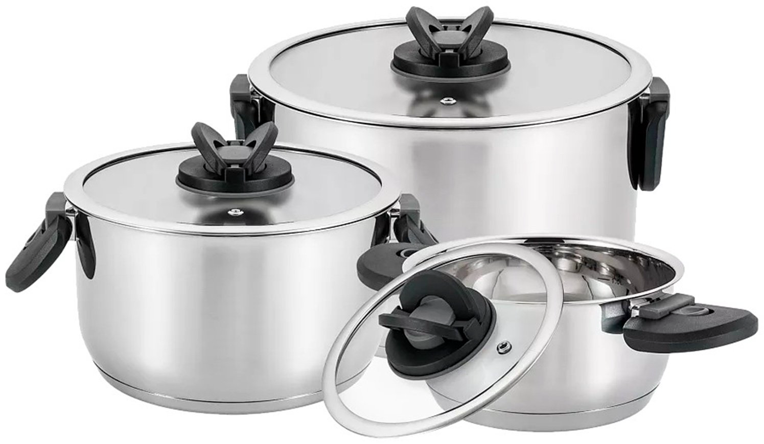 Polaris набор кастрюль MasterKeep-6S 6 в 1 - ForteMarket Polaris набор кастрюль MasterKeep-6S 6 в 1 купить,49990