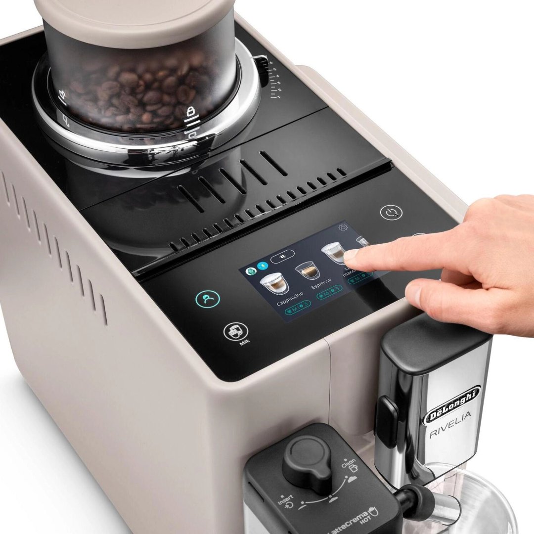 Кофемашина Delonghi Rivelia Perfetto EXAM440.55.BG бежевый купить,0