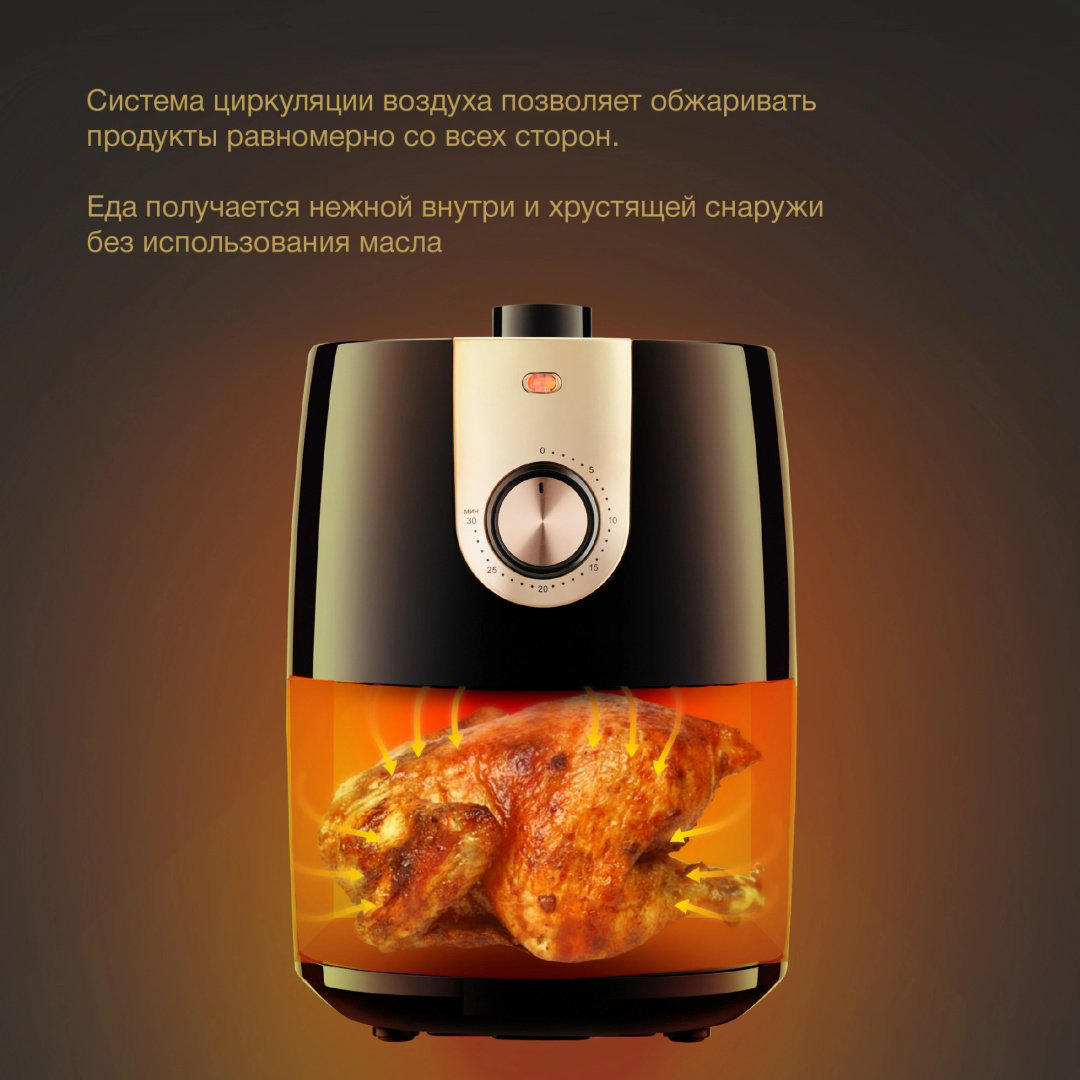 Аэрогриль Hyundai HYF-2057 купить,NaN