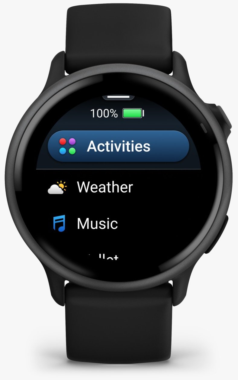 Смарт-часы Garmin Vivoactive 6 42 мм черный купить,0