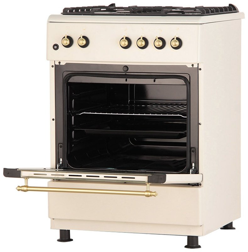 Кухонная плита De Luxe 606040.24г-006 (кр) ЧР бежевый купить,NaN