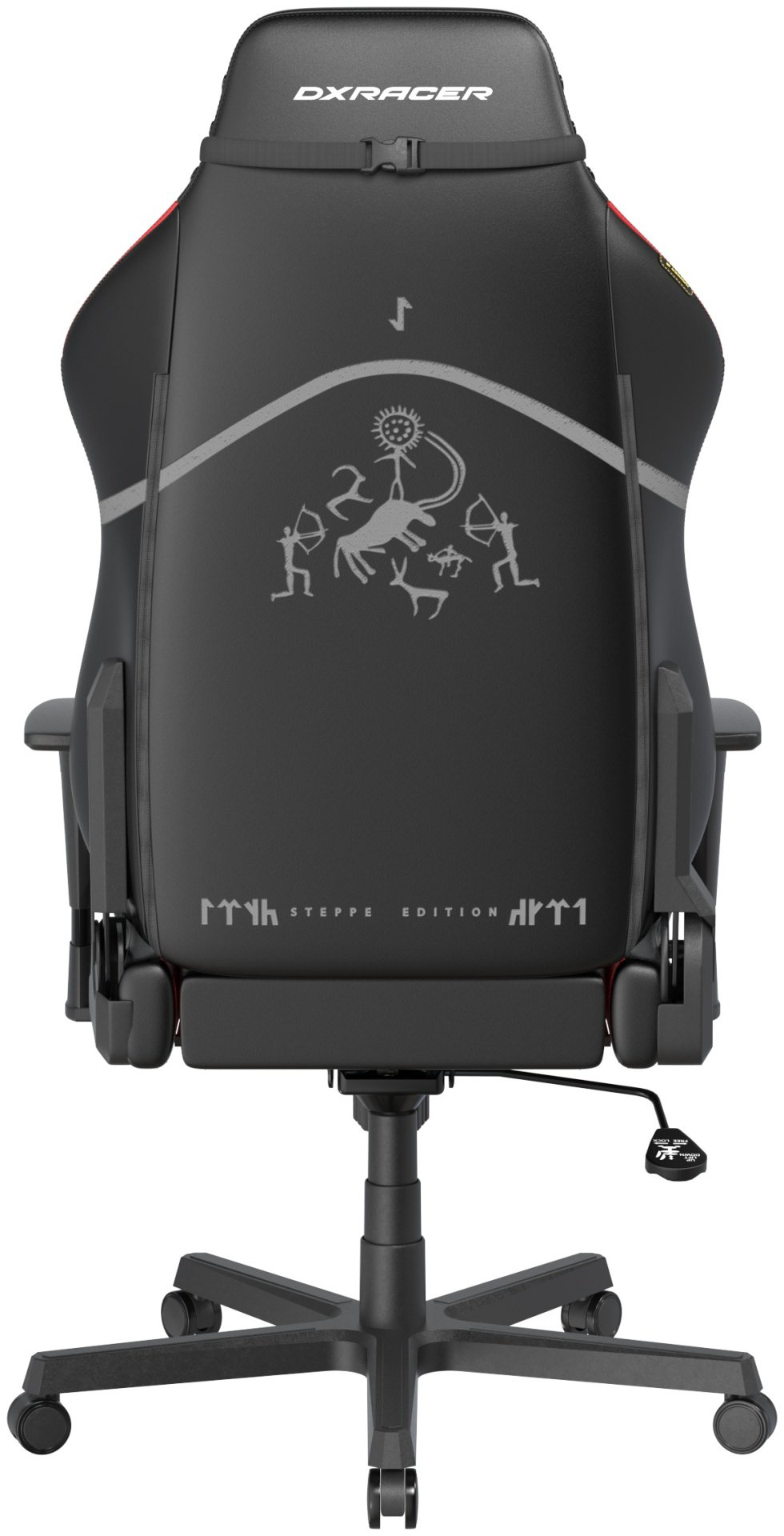 Игровое кресло DXRacer Hammer Steppe edition GC/LHE23LTA/QZQ.NR, черный, красный купить,130599