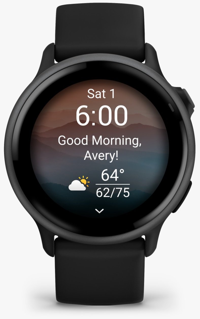 Смарт-часы Garmin Vivoactive 6 42 мм черный купить,0
