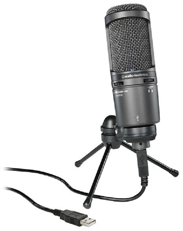 Микрофон Audio-Technica AT2020USB+ черный