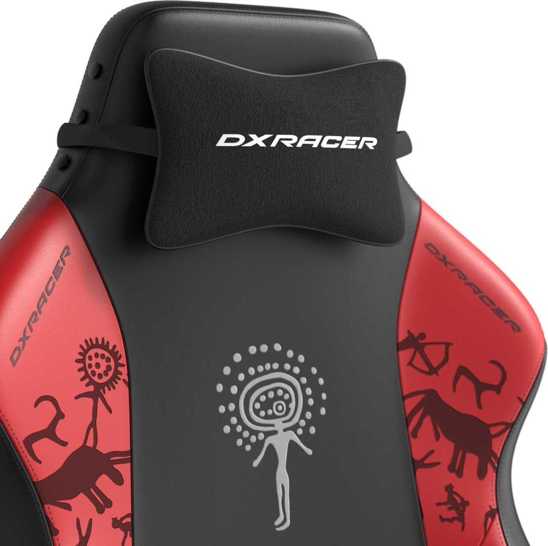 Игровое кресло DXRacer Hammer Steppe edition GC/LHE23LTA/QZQ.NR, черный, красный купить,130599