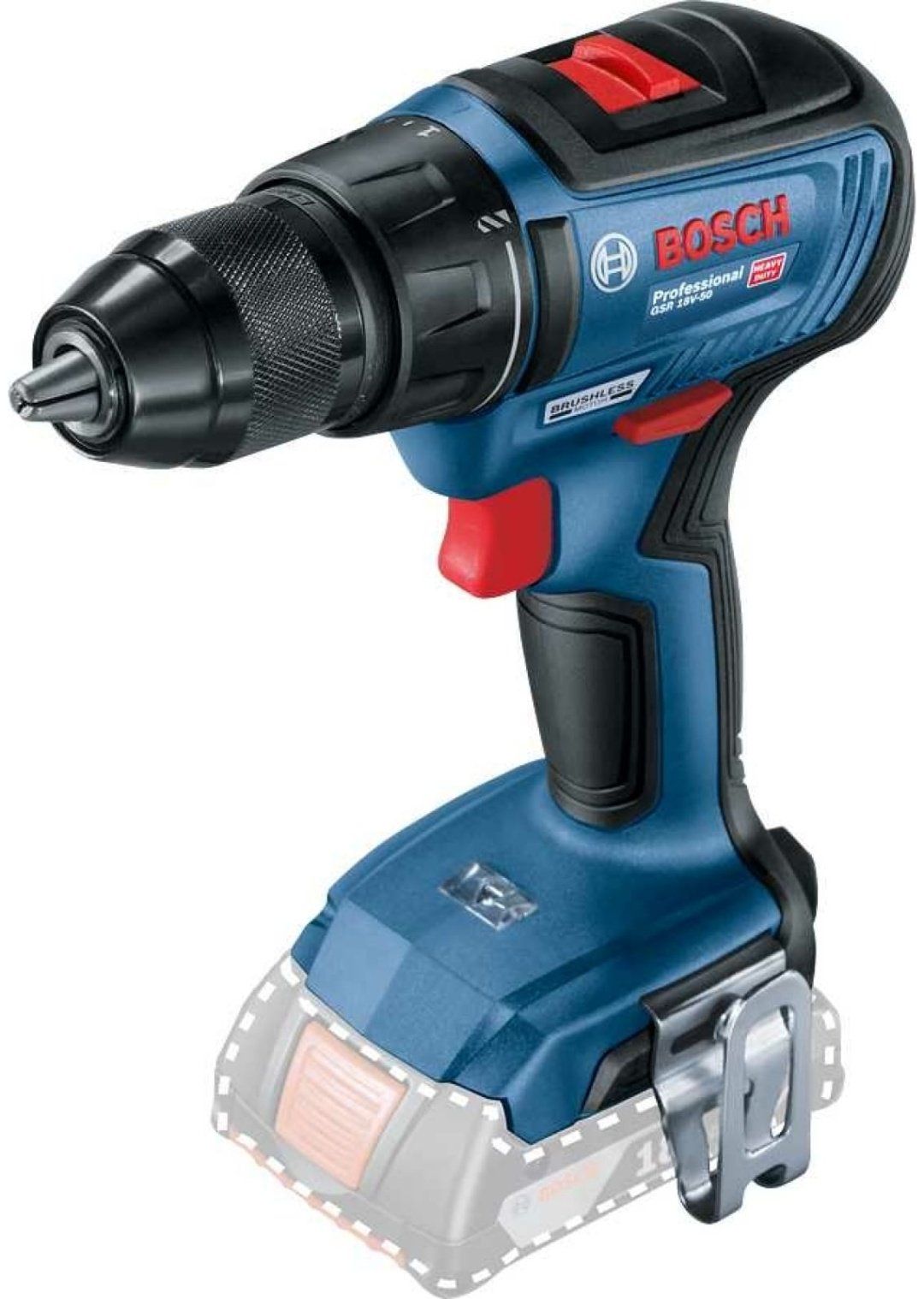 Bosch шуруповерт GSR 18V-50 06019H5006 (без аккумулятора)
