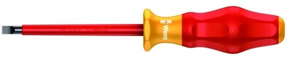 Wera отвертка диэлектрическая 5031587001 SL1х125 мм, 1 шт.