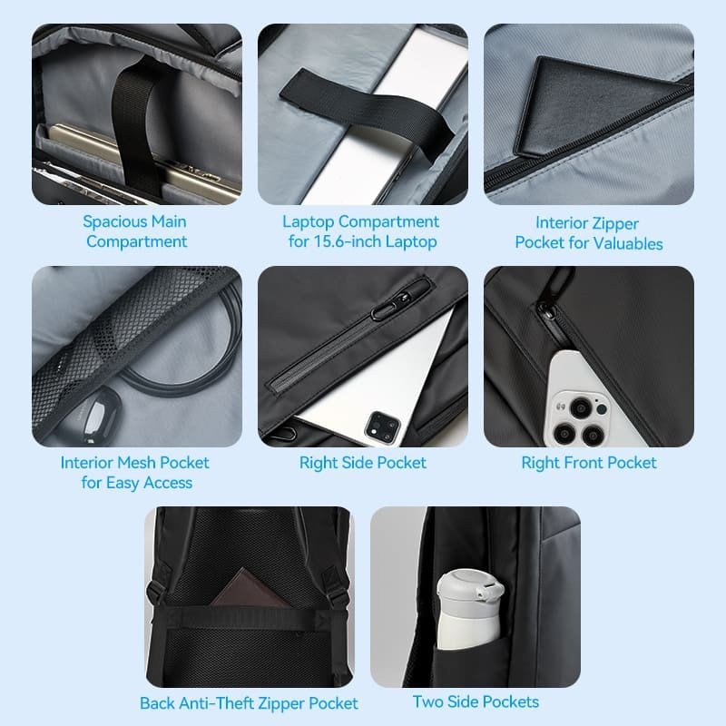 Рюкзак Vention KRRB0 до 15.6" черный купить,0