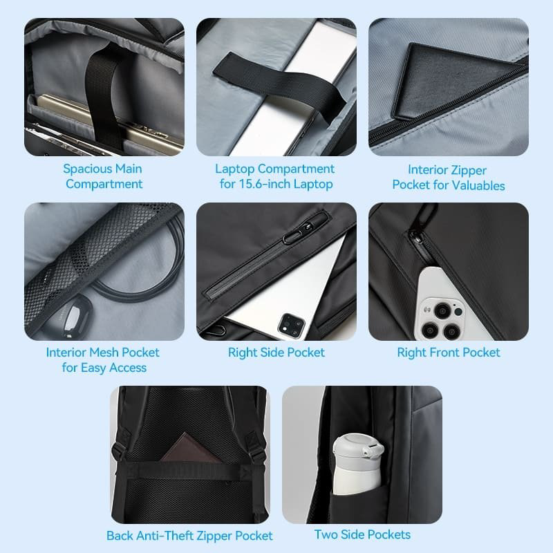Рюкзак Vention KRRB0 до 15.6" черный купить,NaN