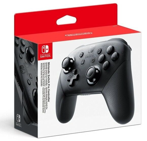 Игровой контроллер Nintendo Switch Pro Controller черный купить,39038