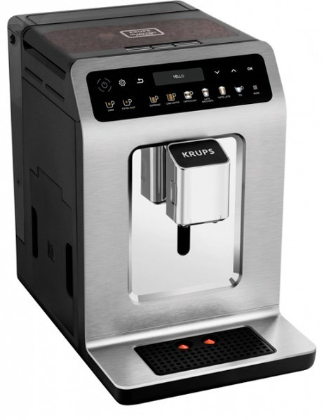Кофемашина Krups EA894T10 серебристый купить,NaN