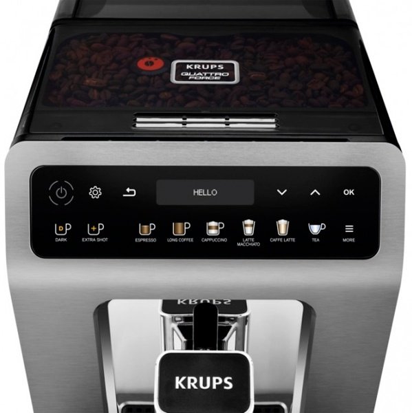 Кофемашина Krups EA894T10 серебристый - ForteMarket Кофемашина Krups EA894T10 серебристый купить,0
