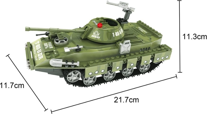 Конструктор Keyixing АРМИЯ, деталей 213 шт
