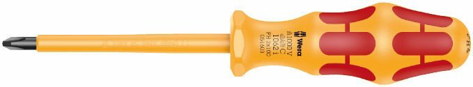 Wera отвертка диэлектрическая 5051603001 PH2х100 мм, 1 шт.