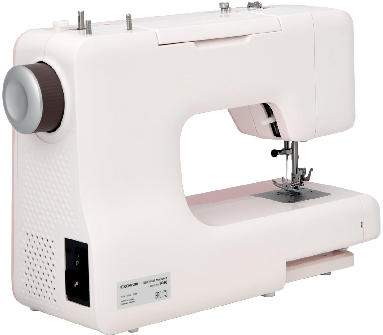 Швейная машина Comfort 1060 белый, розовый купить,NaN