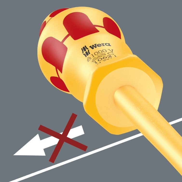 Wera отвертка диэлектрическая 5051603001 PH2х100 мм, 1 шт.