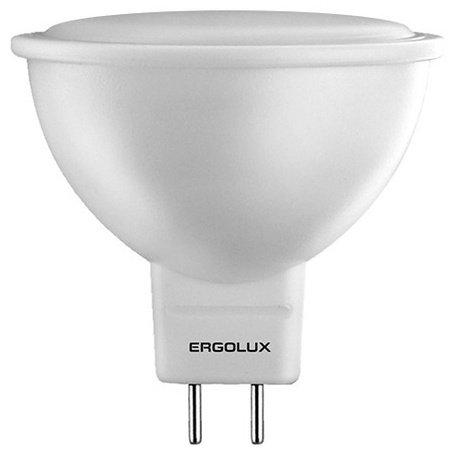 Ergolux 7W GU5.3, светодиодная, холодный белый купить,NaN