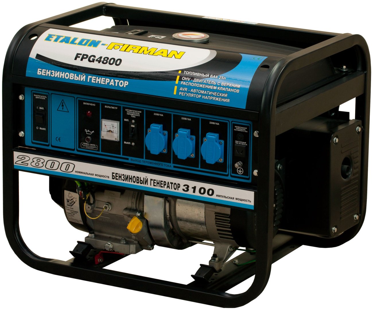 Электростанция бензиновая Firman 3.1 кВт 1 (220 В), FPG4800