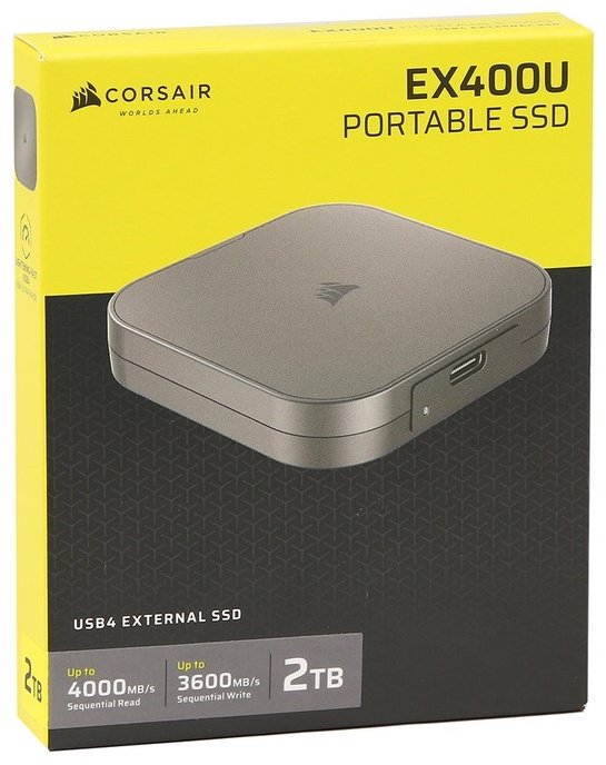 Внешний накопитель Corsair EX400U/CSSD-EX400U2TB 2000 Гб купить,0