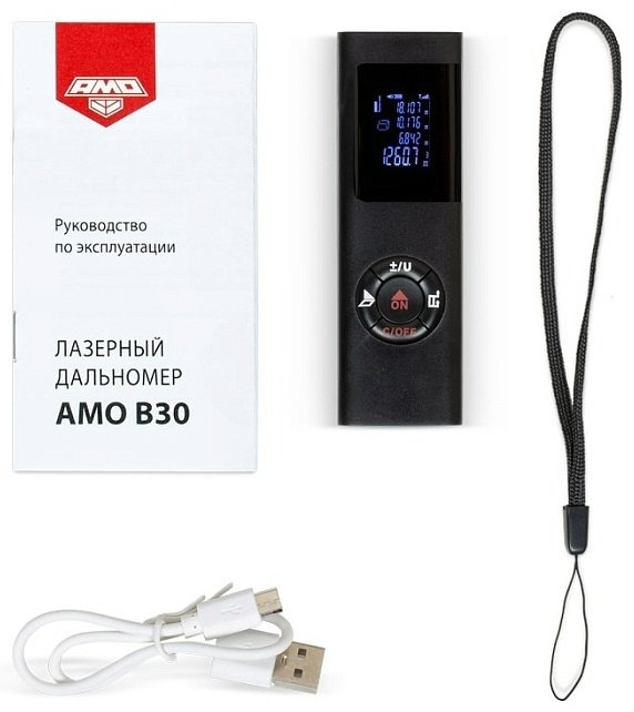 Лазерный дальномер AMO B30 876165 , дальность до 25 м купить,NaN