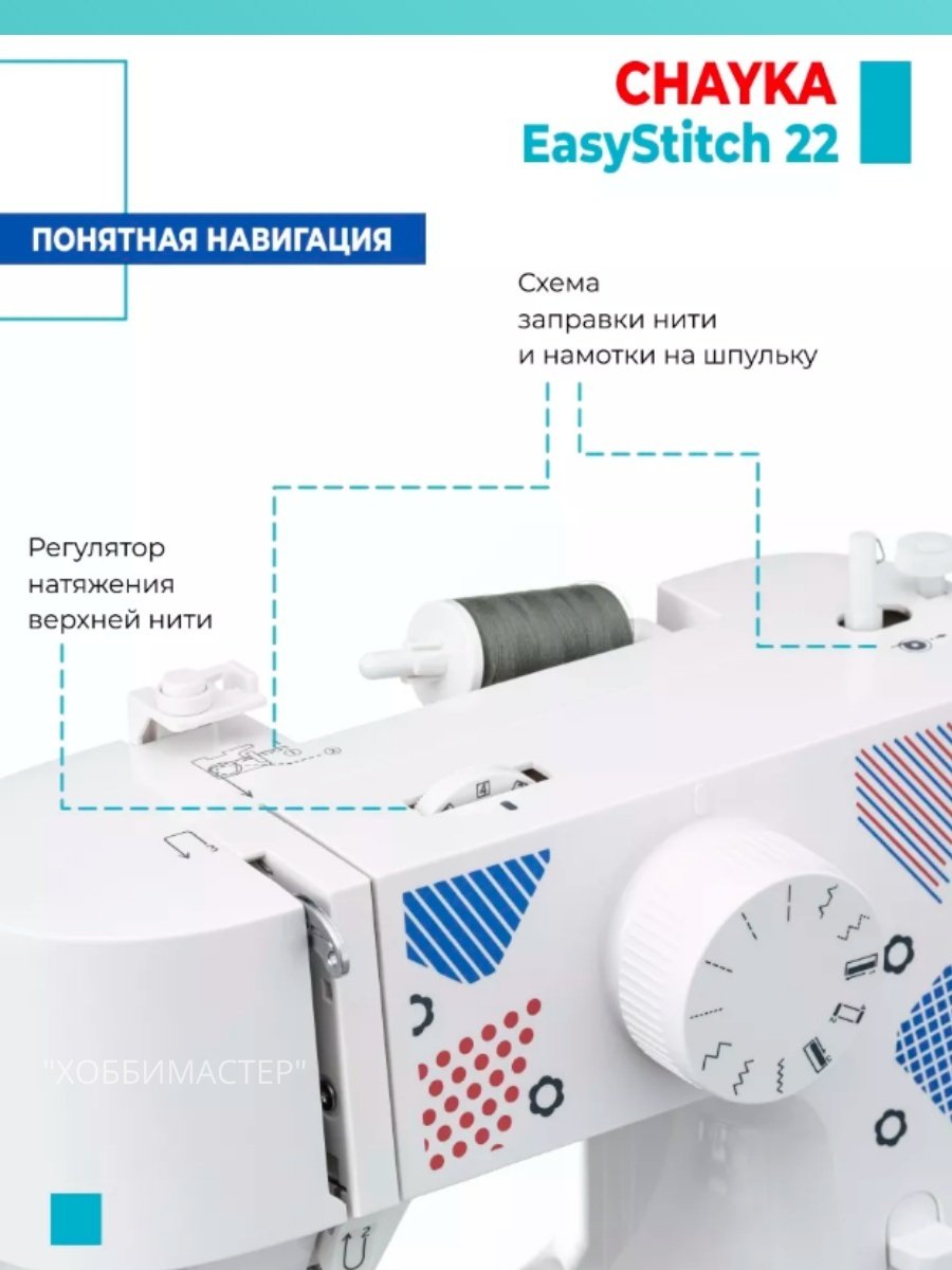 Швейная машина CHAYKA SewingStyle 44 белый - ForteMarket Швейная машина CHAYKA SewingStyle 44 белый купить,0