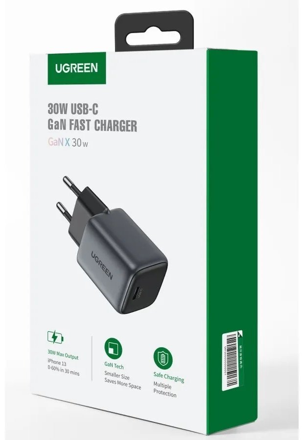 Зарядное устройство Ugreen 90666 серый купить,0