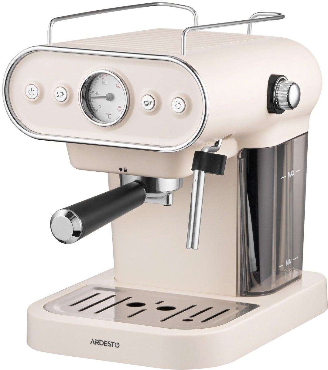 Кофеварка Ardesto FCM-E15BG бежевый купить,NaN