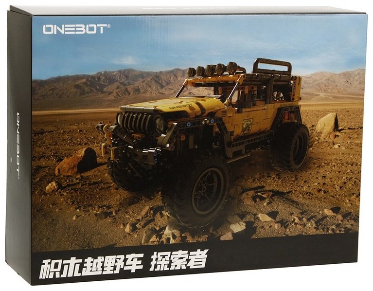 Конструктор ONEBOT Building Block Off-Road Vehicle-Explorer, деталей 1600 шт купить,0