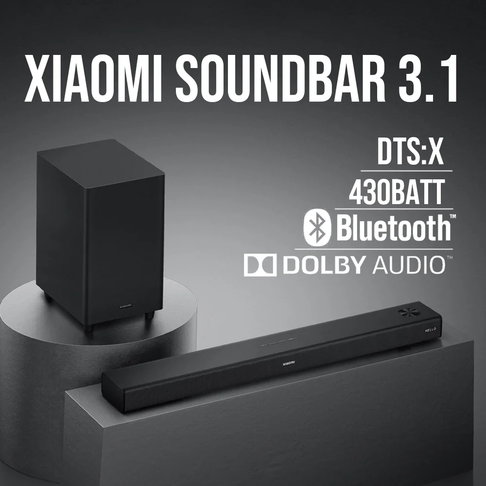 Саундбар Xiaomi TV Soundbar 3.1 S27M8-31 черный - ForteMarket Саундбар Xiaomi TV Soundbar 3.1 S27M8-31 черный купить,0