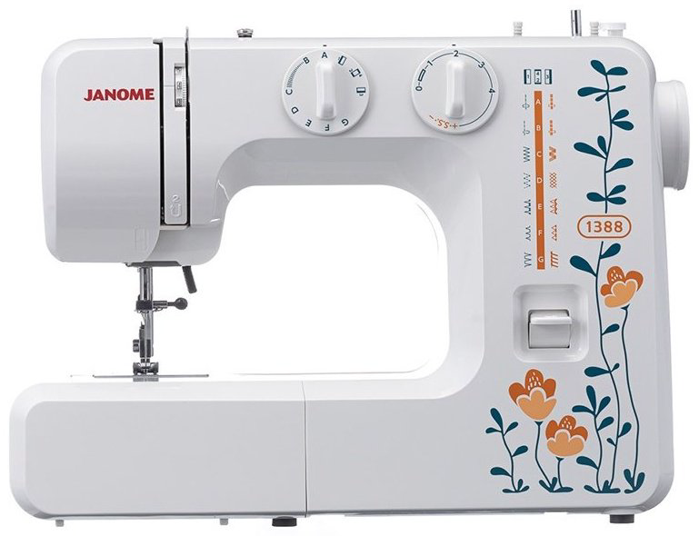 Швейная машина Janome 1388 белый купить,NaN