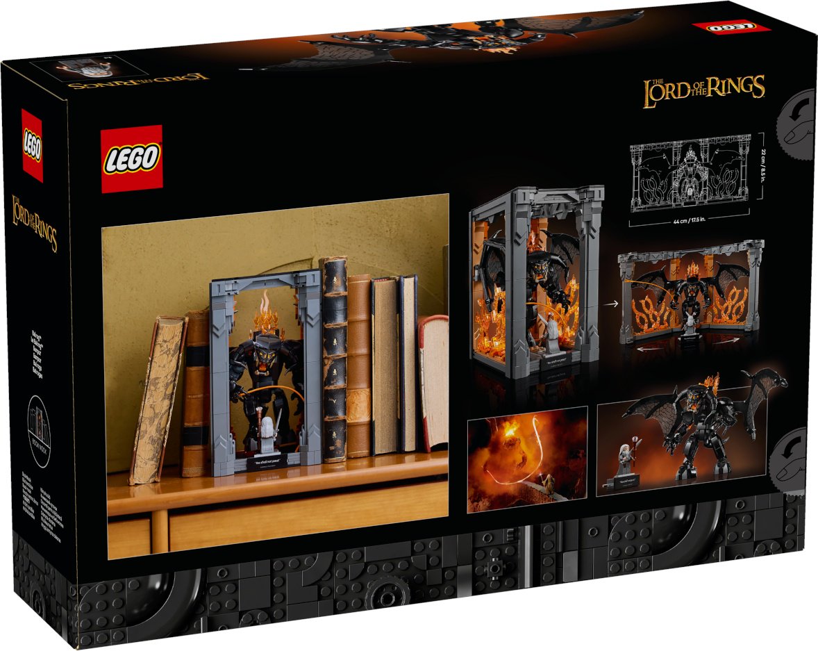 Конструктор LEGO Властелин колец: Балрог&nbsp; Книжный уголок Icons, деталей 1201 шт купить,NaN