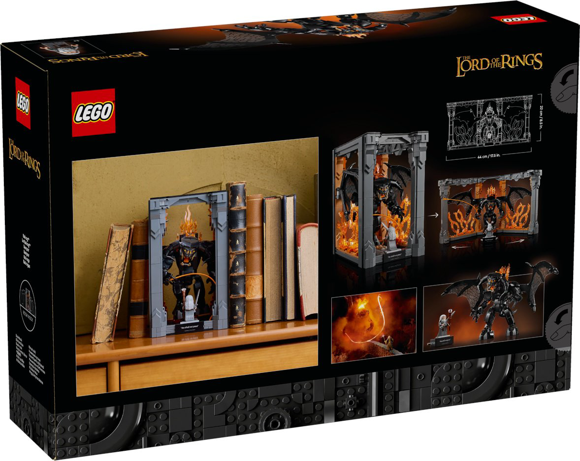 Конструктор LEGO Властелин колец: Балрог&nbsp; Книжный уголок Icons, деталей 1201 шт купить,NaN