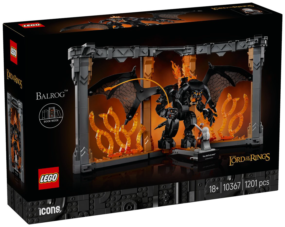 Конструктор LEGO Властелин колец: Балрог&nbsp; Книжный уголок Icons, деталей 1201 шт купить,NaN