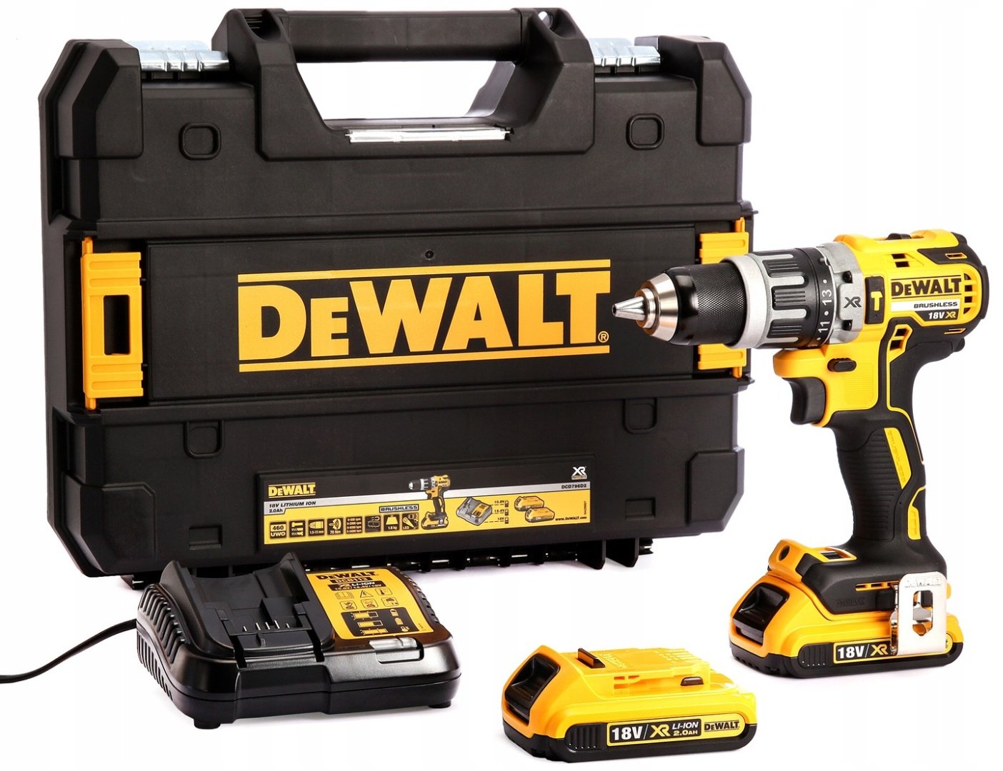 DeWALT дрель-шуруповерт DCD796D2 18 В