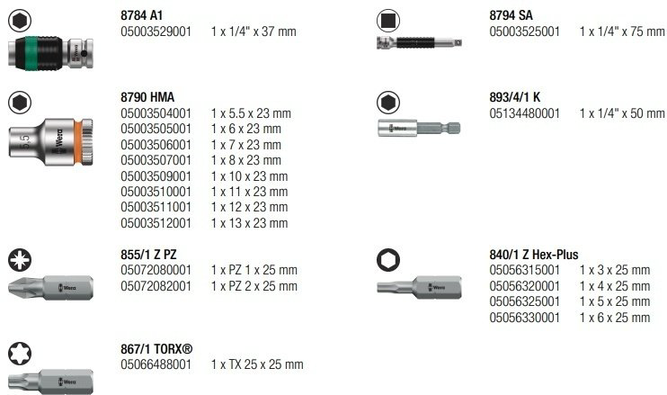 Набор универсальный 35 в 1 Wera Kraftform Kompakt W1 05135926001 купить,NaN