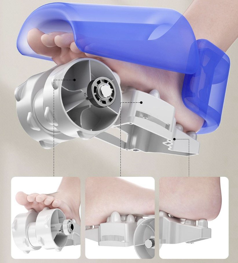 Массажер Xiaomi Jeeback Foot Machine X3 напольный 3D-массаж, акупунктурный, разогревающий купить,NaN