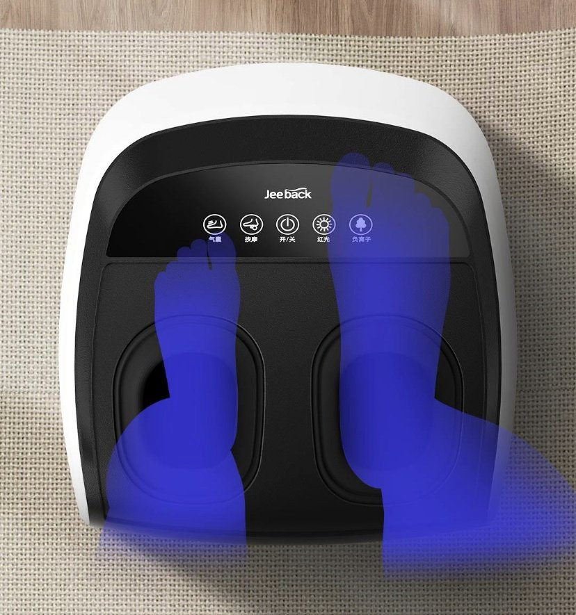 Массажер Xiaomi Jeeback Foot Machine X3 напольный 3D-массаж, акупунктурный, разогревающий купить,NaN