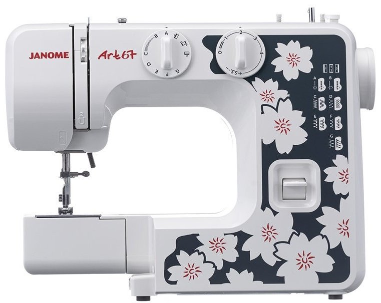 Швейная машина Janome Art 67 белый купить,0